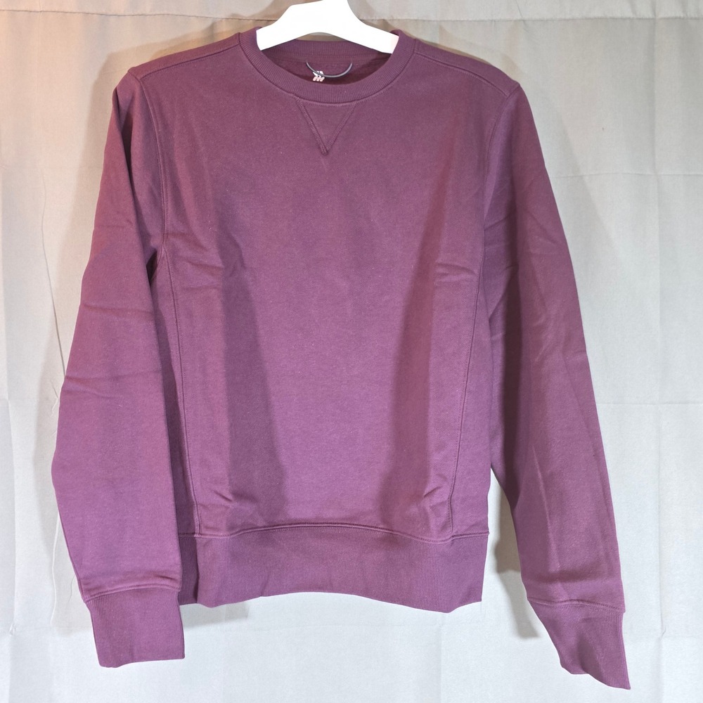 All in Motion Fleece Crew Sweatshirt Burgundy XS 041 03 4772 Mens‎